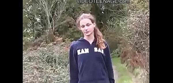  zat--18yo european teen Virginie shows her pussy-100p